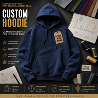 Sweat-shirts pour hommes en molleton épais écologiques brodés sur mesure |   Concepteur professionnel |   Fabricant de vêtements OEM