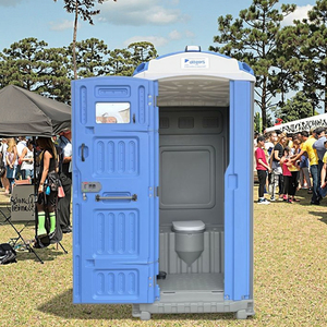 HDPE Modern Design Mobile Temporary <strong>Toilet</strong> <strong>Blue</strong> Plastic Site Construction Shower Bathroom 5-Year Warranty Portable <strong>Toilets</strong> for - Product Image 3