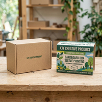XJY producto creativo embalaje ecológico caja de cartón manga caja de impresión mangas estilo