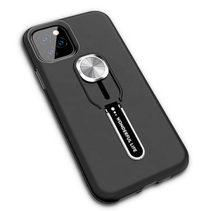 2019 Nuovi Prodotti di PC + TPU Antiurto Cassa Del Telefono per Il Iphone Caso di 11 Con Anello di Metallo Cavalletto - Product Image 4