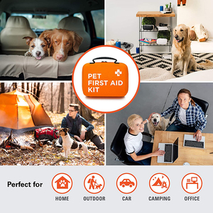 Bolsa de primeros auxilios Eco Eva de Emergencia Veterinaria con logotipo personalizado, botiquín compacto de primeros auxilios para cachorros y mascotas para perros y gatos, acampar al aire libre - Product Image 4