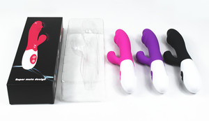 Masseur électrique à courant continu gris pour femme avec moteur vibrant à 10 vitesses et jouet sexuel télescopique - Product Image 5