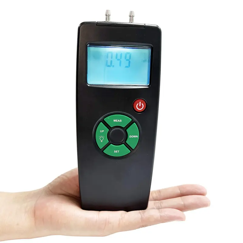 DX-P301 Lcd Handheld Digital Manometer Dual Differential Air Pressure Meter Gauge Digital Manometer