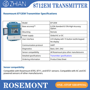 Débitmètre Rosemounta 8712EM avec affichage à distance et interface de commande locale - Product Image 6