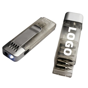 Carbon Steel Precision Screwdriver Set <b>LED</b> <b>Light</b> Multi Bit Repair Tool Kit Mini Pocket Screwdriver for Electronic Maintenance - Product Image 1