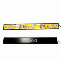 Panneau IPS de 23.1 pouces signalisation numérique et affichage nouveau WiFi Media publicité LCD sur l'application de bureau étagère bord écran tactile