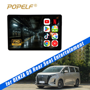 จอติดหลังเบาะรถยนต์ระบบ Android 13.0 ขนาด 13.3 นิ้ว, หน้าจอ IPS ความละเอียด 1080P FHD, 8-Core 4G+64G, รองรับ HDMI, WiFi, Bluetooth, FM, สำหรับรถยนต์ BYD Denza - Product Image 1