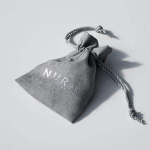 Custom Brand Logo Recyclable Velvet Suede <b>Drawstring</b> Jewelry Pouch for Mini <b>Bracelet</b> and Necklace - Product Image 1
