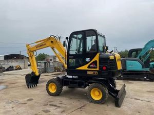 Vente Flash : Excavatrice sur pneus Hyundai 60W-7 de bonne qualité à prix avantageux - Product Image 4