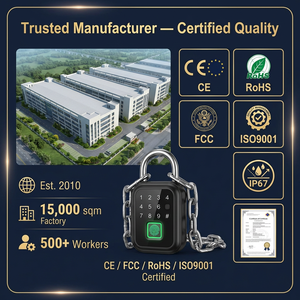 ล็อคโซ่จักรยานอัจฉริยะ7-in-<span class=keywords><strong>1</strong></span> IP67บลูทูธ NFC ล็อคจักรยานด้วยลายนิ้วมือพร้อมกุญแจสำหรับ e-BIKE สกูตเตอร์ MTB - Product Image 5