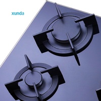 Xunda usine OEM/ODM 90cm intégré 5 brûleurs cuisinière à gaz cuisinière grands appareils de cuisine tables de cuisson à gaz plaque de cuisson à gaz en verre