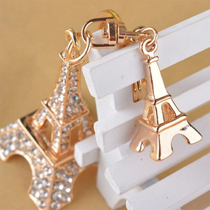 Cadeaux promotionnels Porte-clés Tour Eiffel pour clés Souvenirs <span class=keywords><strong>Paris</strong></span> Tour Eiffel Porte-clés en strass Décoration Porte-clés - Product Image 3
