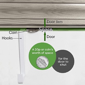 Organisateur de rangement pour chaussures Le'sort fonctionnel à 24 poches, à accrocher à la porte, pliable, écologique, en tissu non tissé, moderne, carré - Product Image 5