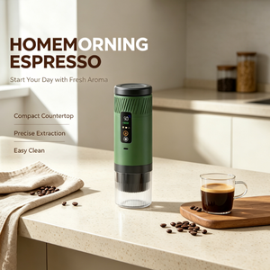 Cafetera Portátil Recargable con Calentamiento Automático, 220W, Multifuncional, Compatible con Espresso, Personalizable con OEM - Product Image 6