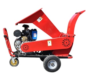 Tree Branch Shredder Machine Tree Chipper Branch <b>Crusher</b> Log <b>Wood</b> Chipper Shredder <b>Wood</b> Tree Cutting Machine - Product Image 4