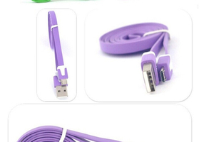 Nouveautés 2019, câble de charge USB le plus vendu, câble micro USB plat - Product Image 5