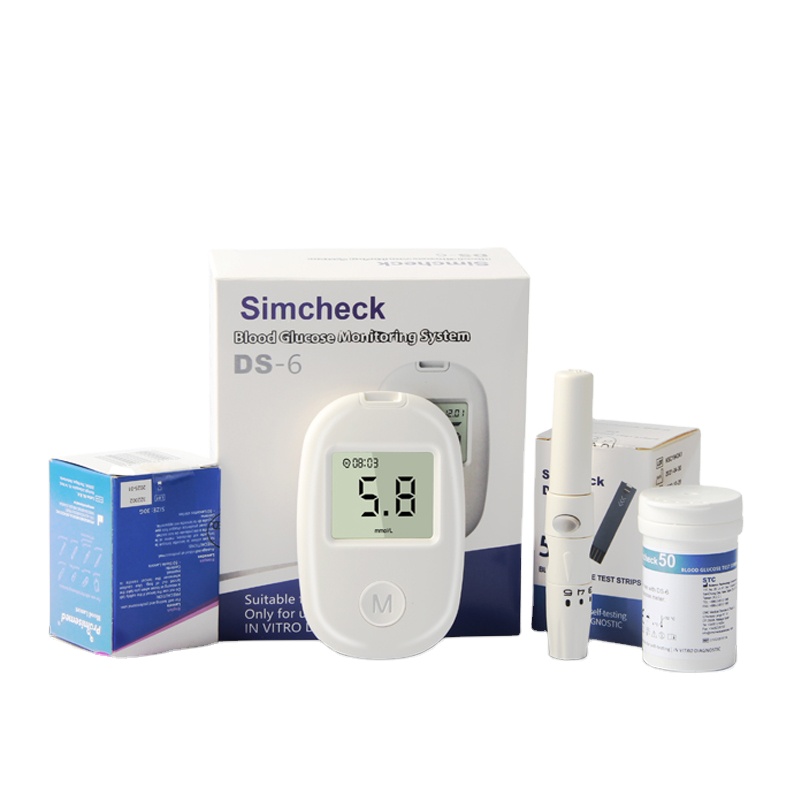 Bloedglucosemeter Apparaat Internationale Lcd-scherm Glucose Niveau Meter Kit