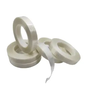 Good Shear Strength To Fiberboard Surfaces Adhesive Fiber Glass Banding Tape For Motor Winding Insulation