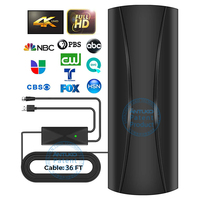 Antenne intérieure AN-5004 à vente chaude, antenne TV HD longue portée pour l'extérieur, excellent prix, antenne numérique HDTV 4K