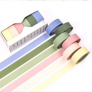 HengXin Transparent Stationery Tape Morandi Colors School Supplies Marking Tape Index Tabs <b>Creative</b> - Product Image 5