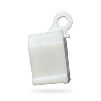 Tête de joint d'étanchéité pour rail de rideau, rail de guidage en forme de I, accessoire d'étanchéité de style ancien, rail droit en plastique, embout d'accessoire en plastique