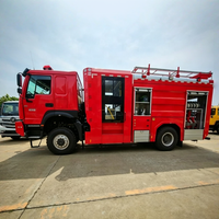 Camion de pompiers 4x2 neuf d'usine, camion de lutte contre l'incendie à l'eau et à la mousse, camion de sauvetage incendie, prix