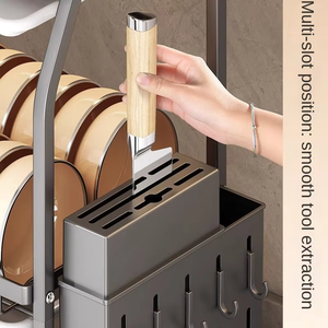 Vente chaude Ménage Vaisselle <span class=keywords><strong>Rack</strong></span> Cuisine 2/3 Couche Étagères Plat et Vaisselle <span class=keywords><strong>Rack</strong></span> De Stockage Égouttoir - Product Image 3