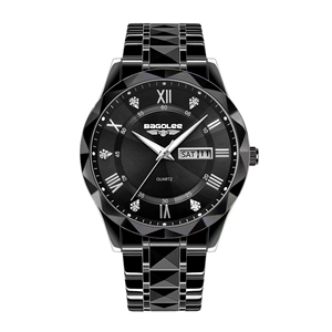 Montres pour hommes étanches et lumineuses de marque, bracelet en acier inoxydable, montre à quartz pour affaires - Product Image 1