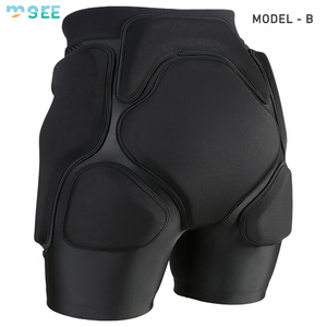 SeeMore Vente en gros Vêtements d'intérieur pour adultes Patinage sur glace Anti-chute Coussinets pour les fesses Pantalon de protection des hanches Snowboard Sports Ski Hip Genouillères - Product Image 1