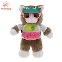 Boneka Kucing Lucu Grosir, Mainan Plush Super Lembut, Boneka Hewan, Perlengkapan Alat Tulis Pelajar & Hadiah Ulang Tahun, Dekorasi Rumah untuk Dijual Kembali