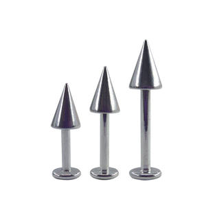 Pendientes de moda Freya Classic de acero inoxidable grado implante con parte trasera plana, tipo push-pin, para piercing labret, <span class=keywords><strong>flecha</strong></span>, hélice, <span class=keywords><strong>tragus</strong></span> - Product Image 3