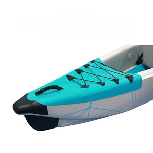 <span class=keywords><strong>Kayak</strong></span> double gonflable en PVC brossé épaissi, résistant à l'usure, pour la pêche, le canoë et la navigation à la dérive - Product Image 2