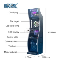 Machine de jeu de fléchettes électronique de bar sécurisée, Epark Arcade, fonctionnant à la pièce, jeu sportif amusant à vendre