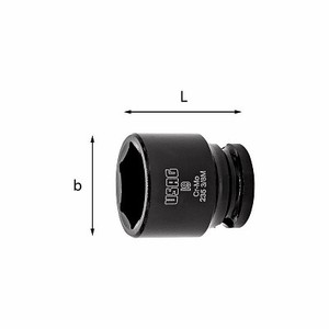 Clés à douille et accessoires pour machines, clés à douille de 3/8 po, Usag 235 3/8 M - Product Image 1