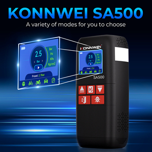 เครื่องสูบลม<span class=keywords><strong>ยา</strong></span>งแบบพกพา KONNWEI หน้าจอสี 120PSI รุ่น SA500 <span class=keywords><strong>พร</strong></span>้อมแบตเตอรี่สำรองและอุปกรณ์จุด<span class=keywords><strong>บุ</strong></span>หรี่ - Product Image 2