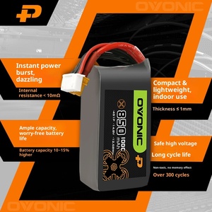 Ovonic 850mAh 100C 4S 6S LiPo Battery XT30 XT60 for <b>Toothpick</b> Ducted 3-5 Inch FPV Drone - Product Image 2