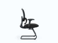 Chaise de bureau ergonomique à dossier en forme d'arc en maille pour personnel, conférences et usage domestique