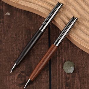 Luxury Business Pen Office <b>Writing</b> Eco-Friendly Wooden Ballpoint <b>Set</b> With Custom Logo Gift Pens - Product Image 3