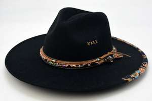 หมวกเฟโดร่าทรงวินเทจ LR315B3 สไตล์ยุโรปใหม่  งานแฮนด์เมด  สำหรับฤดูใบไม้ร่วงและฤดูหนาว  ปีกกว้าง  แบบอังกฤษ  สำหรับงานทางการ - Product Image 2