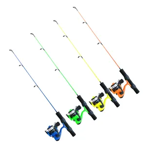 Sản xuất giá rẻ Ice cần câu và Reel combos sợi thủy tinh quay que - Product Image 1