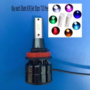 K3p 24W 5000LM CSP 6000K 4300K 3000K Vert Lime <span class=keywords><strong>Bleu</strong></span> Glace Voiture Canbus H4 H7 H11 Phares LED - Product Image 6