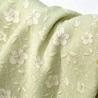 Tissu Jacquard Floral Métallique en Gros pour la Maison, 185 GSM, 100% Polyester