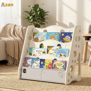 Étagère simple multifonctionnelle orientée vers l'avant, 3 niveaux, <span class=keywords><strong>présentoir</strong></span> de livres <span class=keywords><strong>Montessori</strong></span> pour la chambre d'enfant, la salle de jeux - Product Image 2