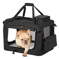 Moderne Luxus faltbare Haustier Zwinger einzigartige weiche Kiste Oxford Stoff Metall Hund Transport Träger Auto monti erbare Großhandel Box Verpackung