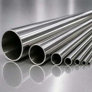 Tube rond en acier inoxydable de qualité supérieure 202 304 316, laminé à froid, soudé, longueur sur mesure, finition mate ou brillante - Product Image 1