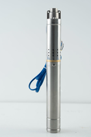 Bomba de jardín sumergible solar de CC sin escobillas de alta presión de 4 pulgadas con impulsor de plástico, flujo de 0.5 m³/h, 3 años de garantía, OEM