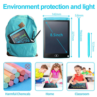 Tablette d'écriture électronique LCD pour enfants de 8,5 pouces, bloc-notes numérique, ardoise d'écriture, jouet de dessin pour enfants en bas âge