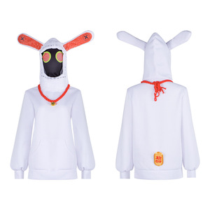 Disfraz de Cosplay de Bomb Rabbit de Star's Edge con Capucha, Máscara y Orejas, Traje de Anime para Hombres y Mujeres - Product Image 2