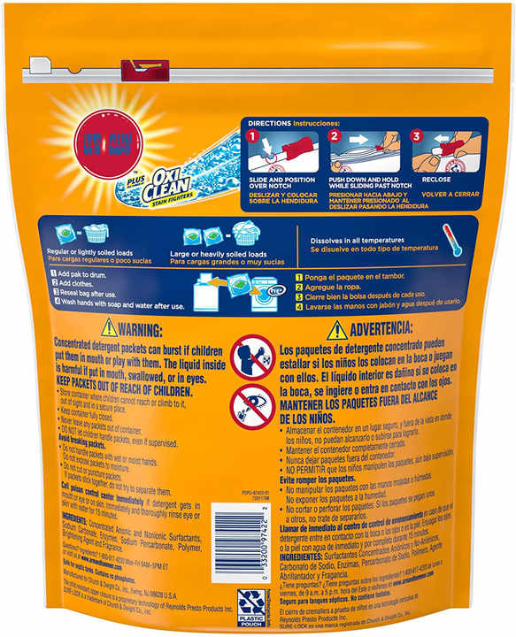OEM Chemical Formula Packaging - 1kg Laundry Detergent Base Powder