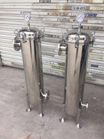 Boîtier de filtre à manches en acier inoxydable pour machine de filtration industrielle haut de gamme